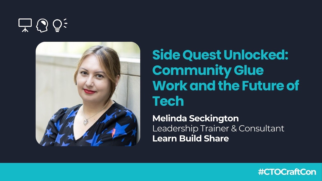 Side Quest Unlocked Community Glue Work and the Future of Tech