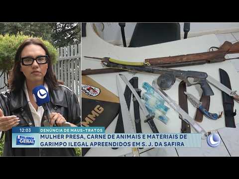 Denúncia de maus-tratos: Mulher é presa e carne de animais é apreendida em S. J. da Safira.