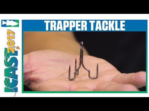 Best of Show ICAST 2017 Terminal Tackle - Trapper Tackle Round Bend Treble Hooks with Vince Hurtado