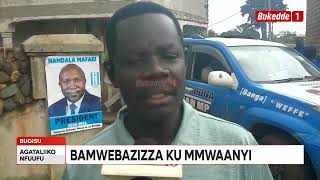 Agataliiko  Nandala Mafabi akuyeze ab’e Mbale ne Manafwa ne bamwebaza okusitula ekirime eky’emmwanyi