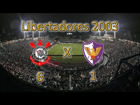 Corinthians 6 x 1 Fênix Fase de Grupos Libertadores 2003