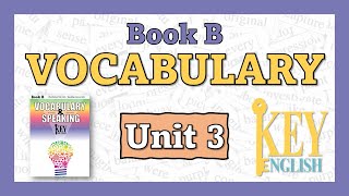[ Intermediate English Vocabulary ] Book B - Unit 3 Vocabulary 1-30 영어 어휘 연습