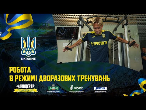 Робота в режимі дворазових тренувань. Щоденники збірної України