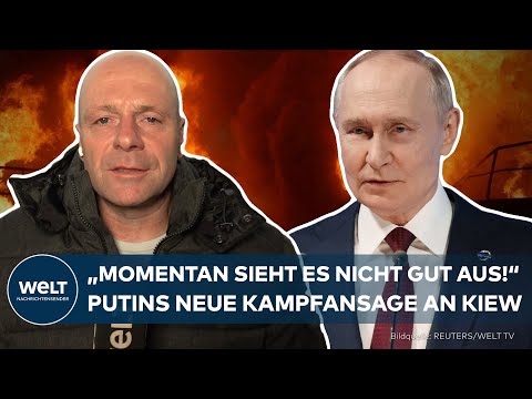 UKRAINE-KRIEG: „Ich sehe kein Licht am Ende des Tunnels in der Ukraine“ – Putins neue Kampfansage