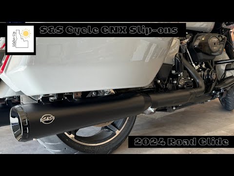 2024 Harley Road Glide Paired with S&S Cycle GNX Slip-ons -- Sound Check
