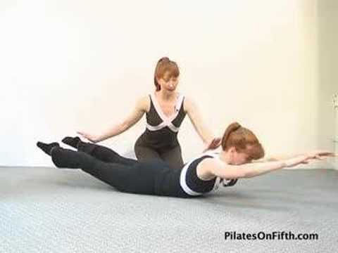 Pilates Workout Exercise: Swimming