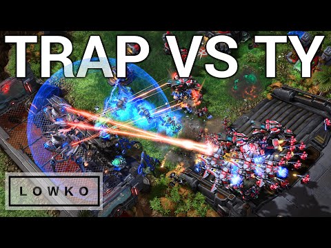StarCraft 2: TOP-LEVEL PROTOSS VS TERRAN! (Trap vs TY)