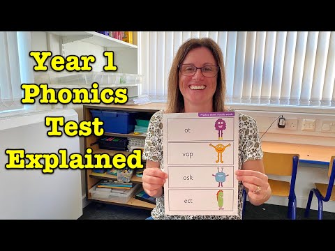 Year 1 Phonics Screening Check Explained
