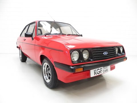An Iconic Ford Escort Mk2 RS2000 Custom in Immaculate Show Condition - SOLD!