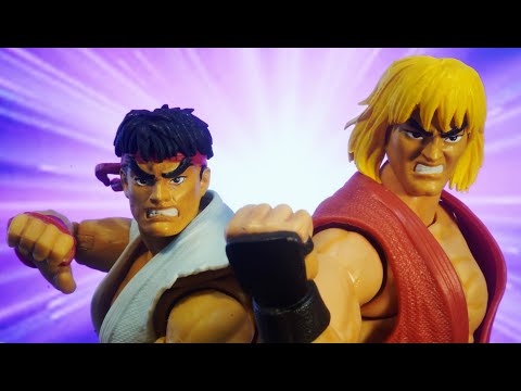 Street Fighter: Ryu and Ken VS Bison