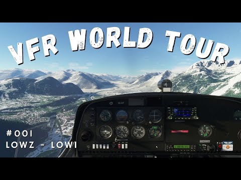 VFR World Tour 001 - Zell am See (LOWZ) to Innsbruck (LOWI)