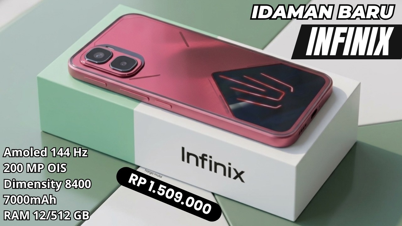 BARU SAJA RILIS‼️200 MP OIS, 7000MAH - HP INFINIX KELUARAN TERBARU DI MEI 2026