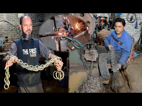 Impressive Process of Making Steel Chain Inside The Factory | How Chain Made