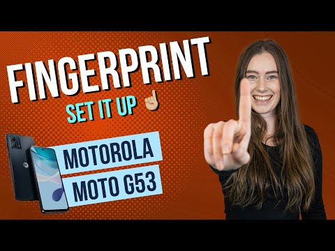 Motorola moto g53 5G - How to set up Fingerprint • 📱 • 👆🏼 • 🔐 • Tutorial