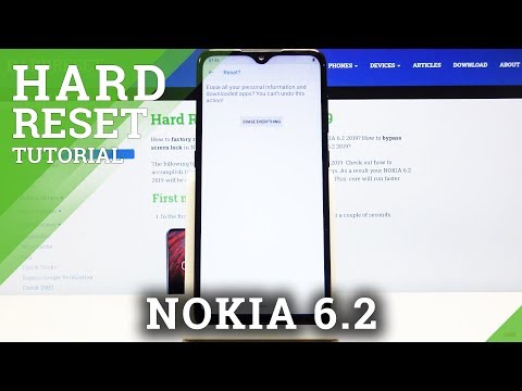 How to Factory Reset NOKIA 6.2 2019 - Delete All Data & Restore Default Settings