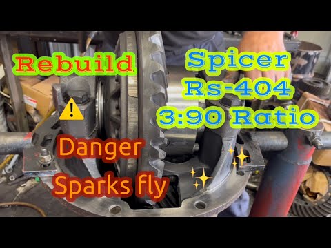 Spicer differential repair on a Freightliner semi. Axle gears and bearings replaced. 🤩