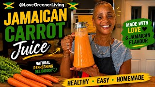 Jamaican Carrot Juice | Easy Ninja Food Processor Recipe 🇯🇲