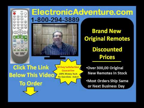 Original Sylvania or Emerson Flat Panel TV/DVD Remote Control NF602UD www.electronicadventure.com