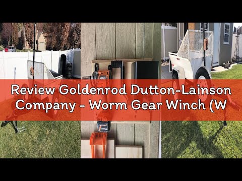 Review Goldenrod Dutton-Lainson Company - Worm Gear Winch (WG2000HEX) with 5/8" Hex Drive - Rust-Res
