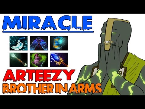 Miracle and Arteezy Party Rank - Brother in Arms