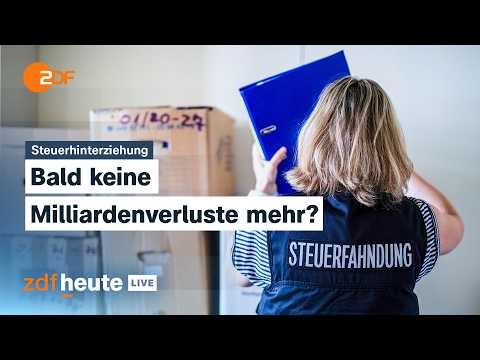Video Thumbnail: Steuerbetrug: Mit einem Aktionsplan will der Staat dagegen vorgehen | ZDFheute live