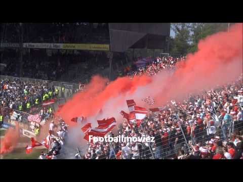 Fortuna Pyroshow in Karlsruhe (KSC - Fortuna Düsseldorf; 04.05.14)