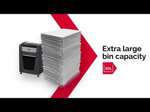 Video of the Rexel Momentum P420+ Jam Free Cross Cut Paper Shredder Shredder