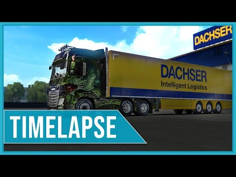 Von Hamburg nach Kristiansand in Norwegen - ETS2 Timelapse