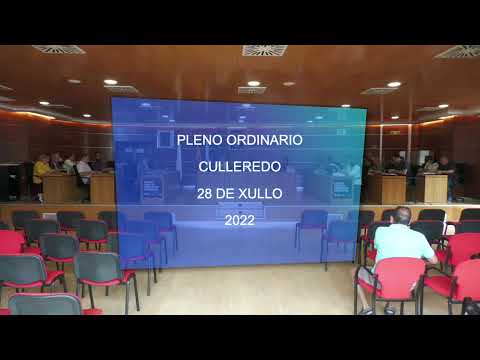 Pleno Ordinario do Concello de Culleredo do 28 de Xullo de 2022 as 13:30