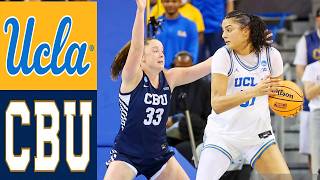 UCLA vs California Baptis Full Game | Women's College Basketball | 2026 NCAA Regional Round 1
