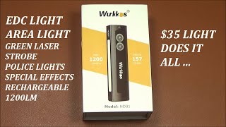 This One Does Everything for $35! Wurkkos HD01 Now 30% OFF, EDC Light/Laser Flashlight Review