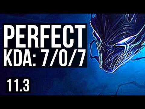 NOCTURNE vs GNAR (TOP) | 7/0/7, Rank 5 Nocturne, Godlike | NA Challenger | v11.3
