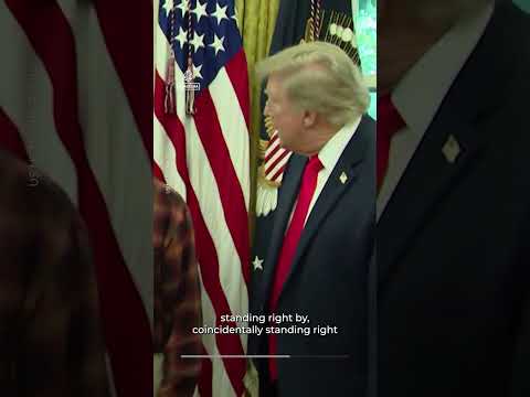 Trump welcomes released US detainee Stephen Hubbard to the White House | AJ #shorts