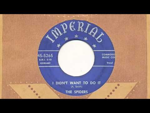 The Spiders - I Didn't Want To Do It 45 rpm!