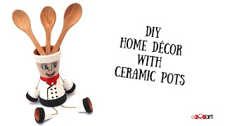 DIY Home Décor with Ceramic Pots - Step-by-step Tutorial 