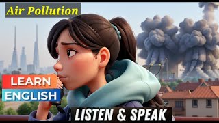 Air Pollution | Improve your English | Everyday Speaking | Level 1 | Shadowing Method