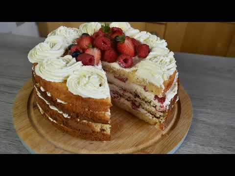 Berry Chantilly Cake Recipe | Easy Summer Berry Layer Cake