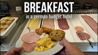 What Breakfast Looks Like in a German Budget Hotel 🍞
