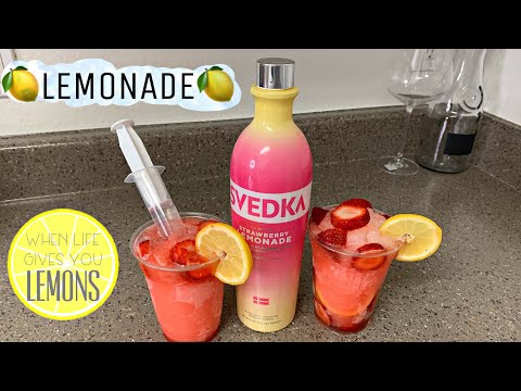 YouTube video about: What to mix with svedka strawberry lemonade?