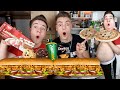 Wir essen 1 Tag lang wie das DICKE ICH von meinem BRUDER (über 8000 Kalorien)