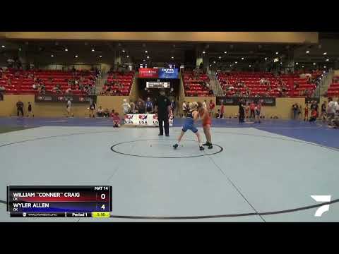 71 Lbs Cons. Semi - Wyler Allen, OK Vs William ``Conner`` Craig, OK 8b18