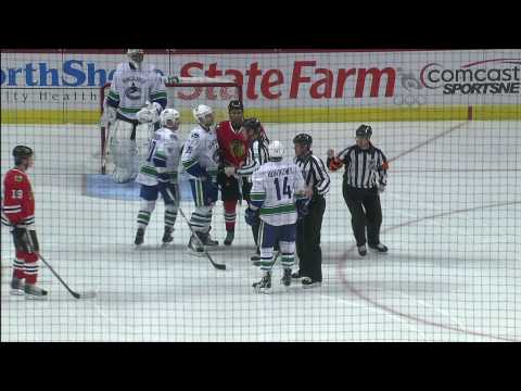 Canucks At Blackhawks - Hockey Scrum - 03.05.10 - HD