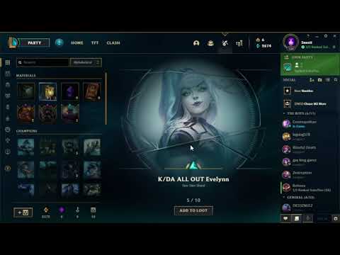 Using 10 Gemstones to Open 10 Masterwork chests: League Of Legends