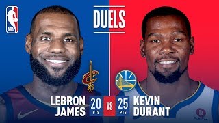 Kevin Durant - Golden State Warriors - LeBron James - Cleveland Cavaliers