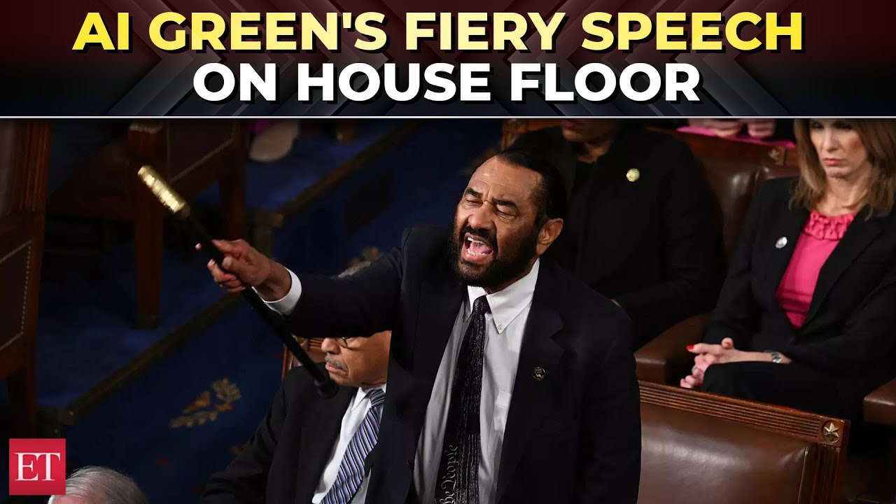 'I would do it again...': Rep. Al Green's fiery speech after being censured on House floor