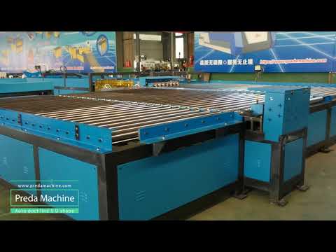 Preda Machine auto duct production line 5 U shape demo running on 2021.04.19 before shipment!