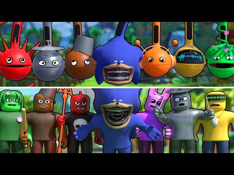Incredibox Sprunki But Shin Sonic Otamatone and Rolbox