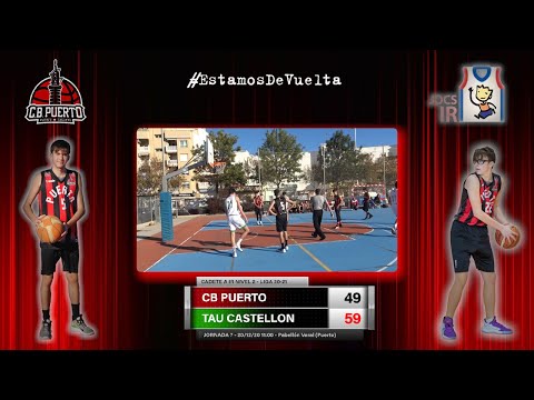 Videoresumen Cadete A Cb Puerto Sagunto - Tau Castellón (LIGA 20-21)