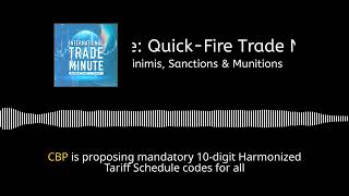 January 20, 2025: CBP Entry, Tariffs, De Minimis, Sanctions & Munitions