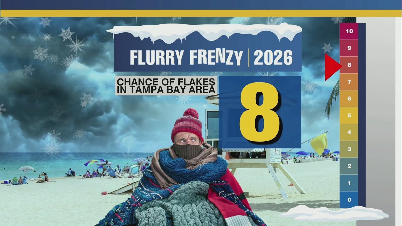 Snow in Tampa Bay? Chilly Gasparilla weekend brings chance for flurries